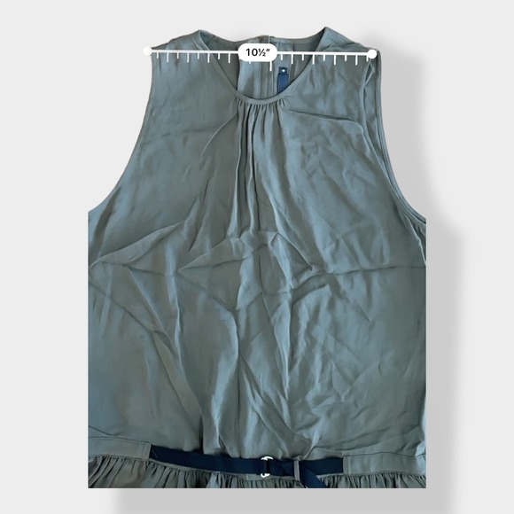 L.A.M.B. 100% Silk Tunic in Olive Green Size 0 - Picture 5 of 8